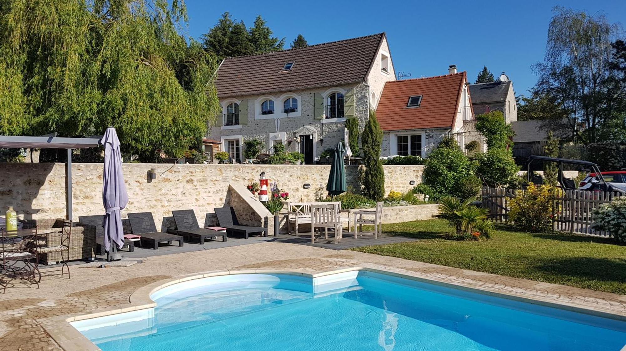 Bed and Breakfast La Bergerie-En-Vexin Jambville Esterno foto